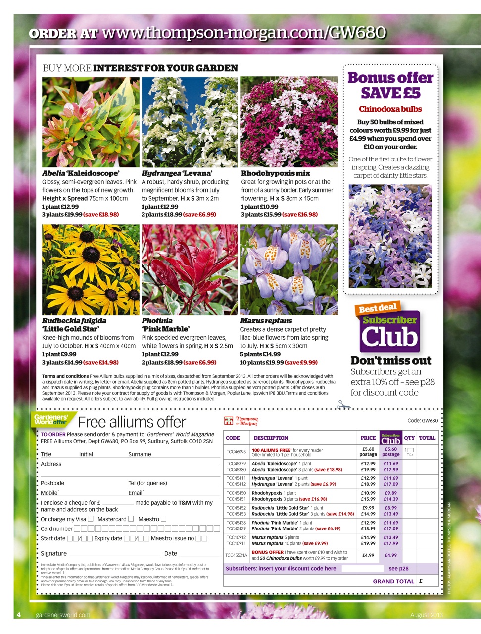 BBC Gardeners’ World Magazine Preview Pages