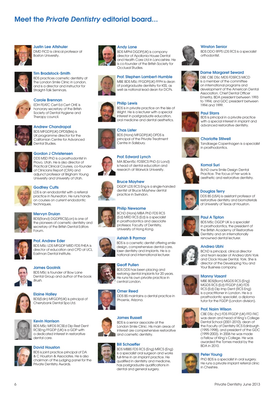 Private Dentistry Preview Pages