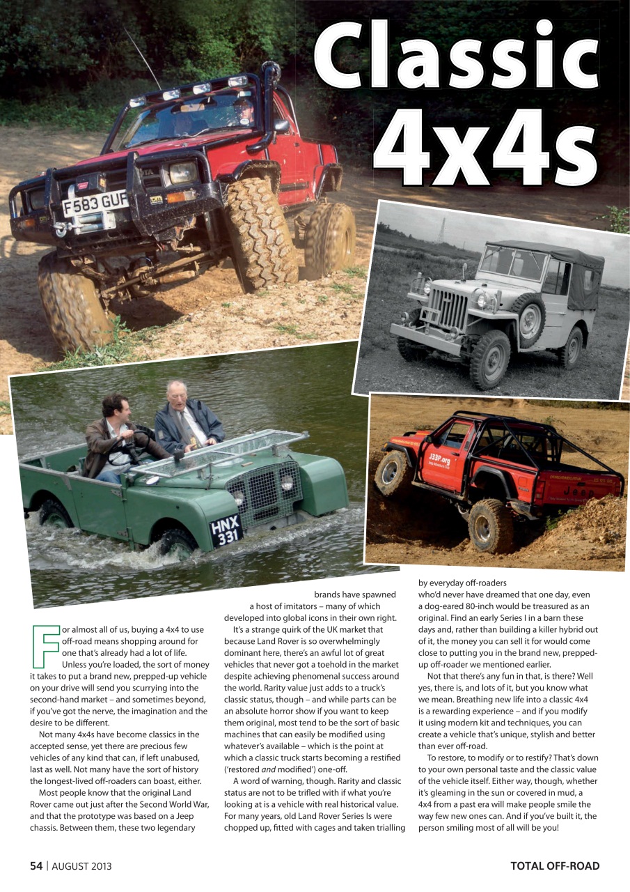 Overlander 4X4 Preview Pages