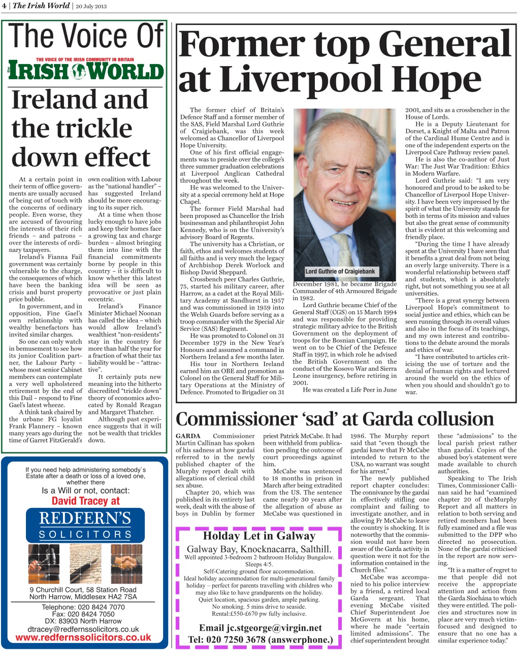 Irish World Preview Pages