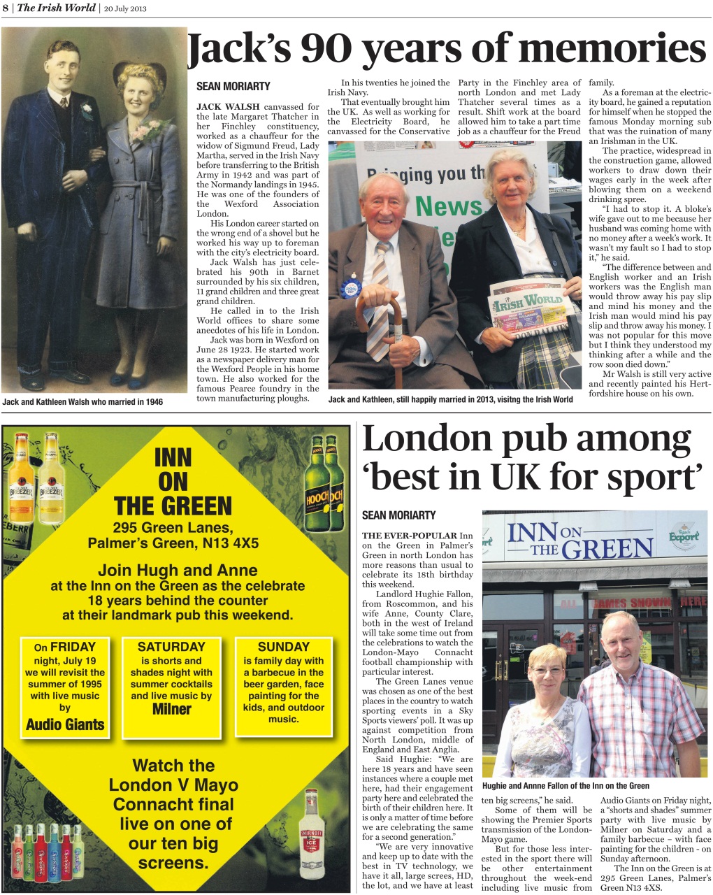 Irish World Preview Pages