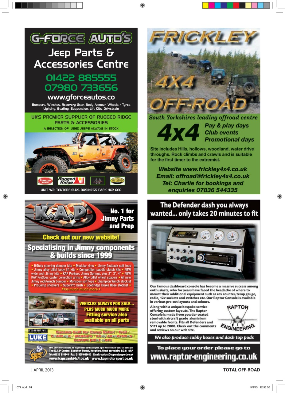 Overlander 4X4 Preview Pages