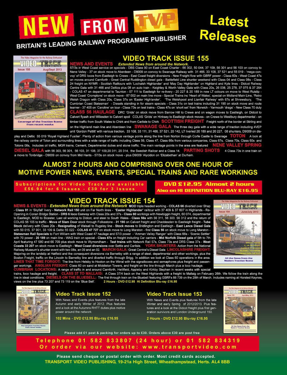 Rail Express Preview Pages