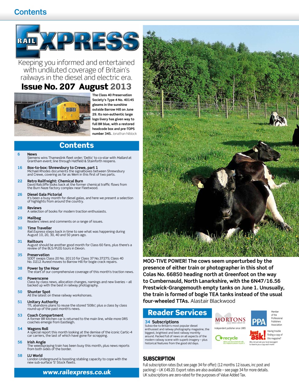 Rail Express Preview Pages