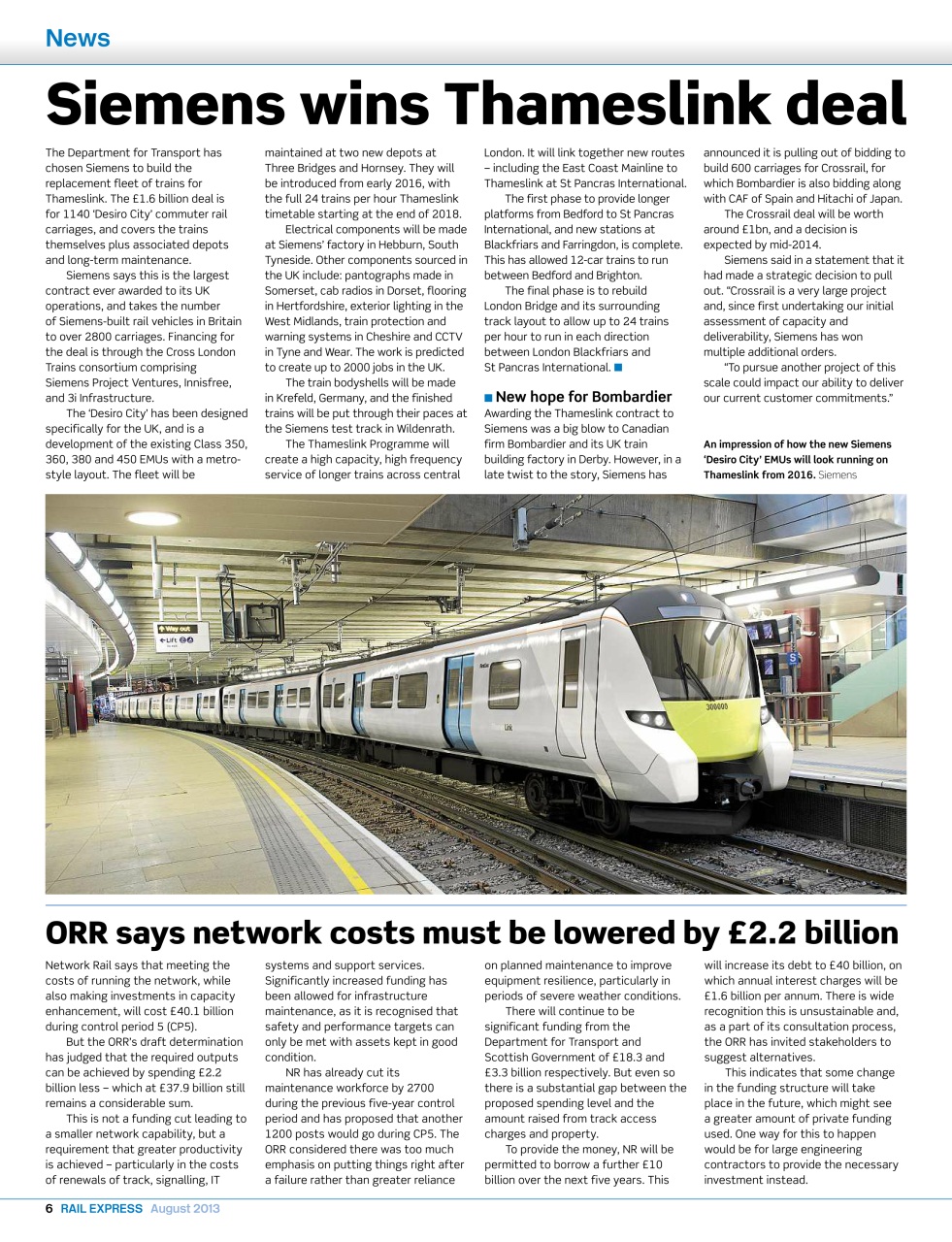 Rail Express Preview Pages