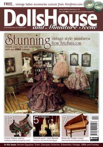 Dolls House and Miniature Scene issue DHMS Sept 2013 (Iss 231)