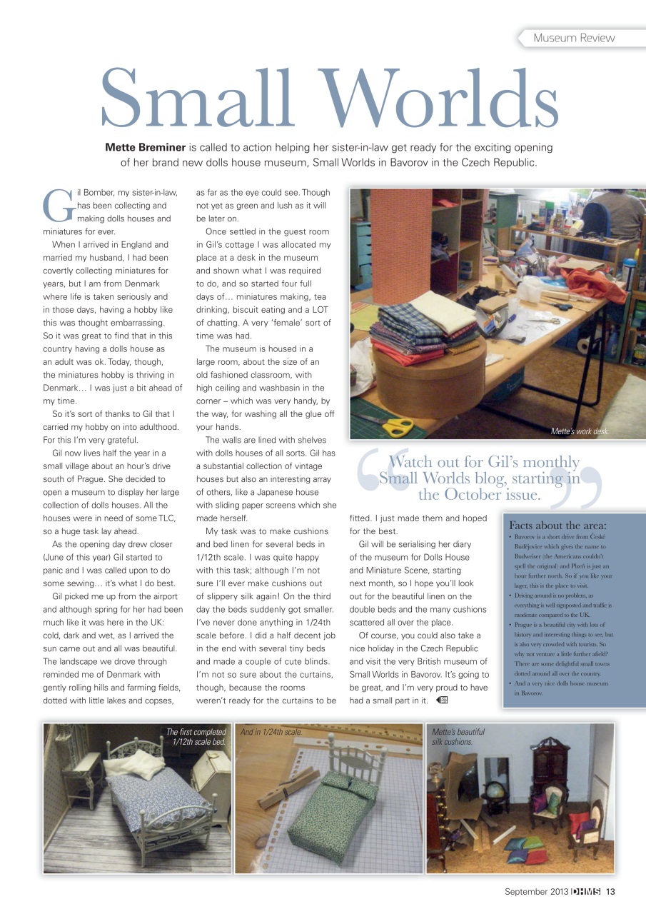 Dolls House and Miniature Scene Preview Pages