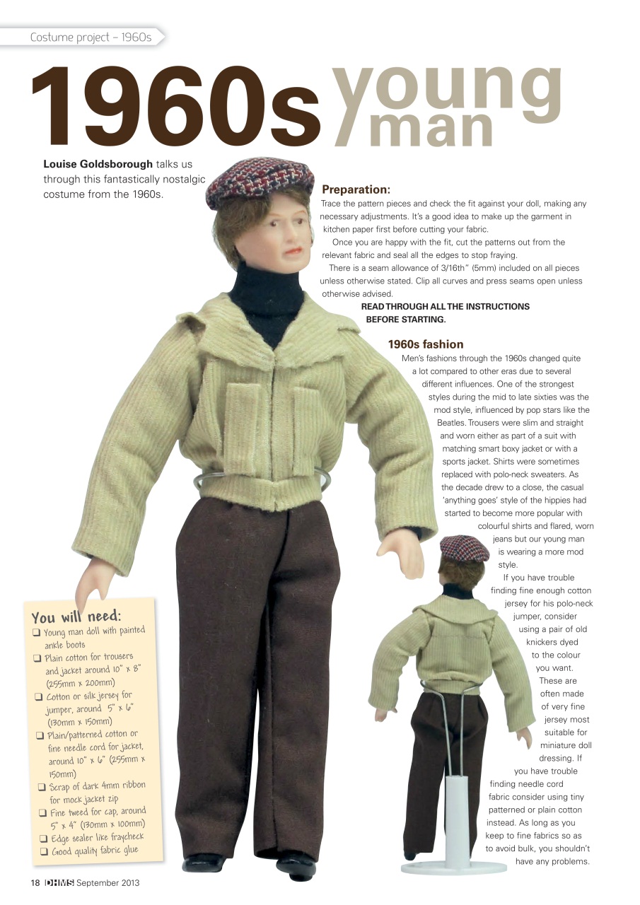 Dolls House and Miniature Scene Preview Pages