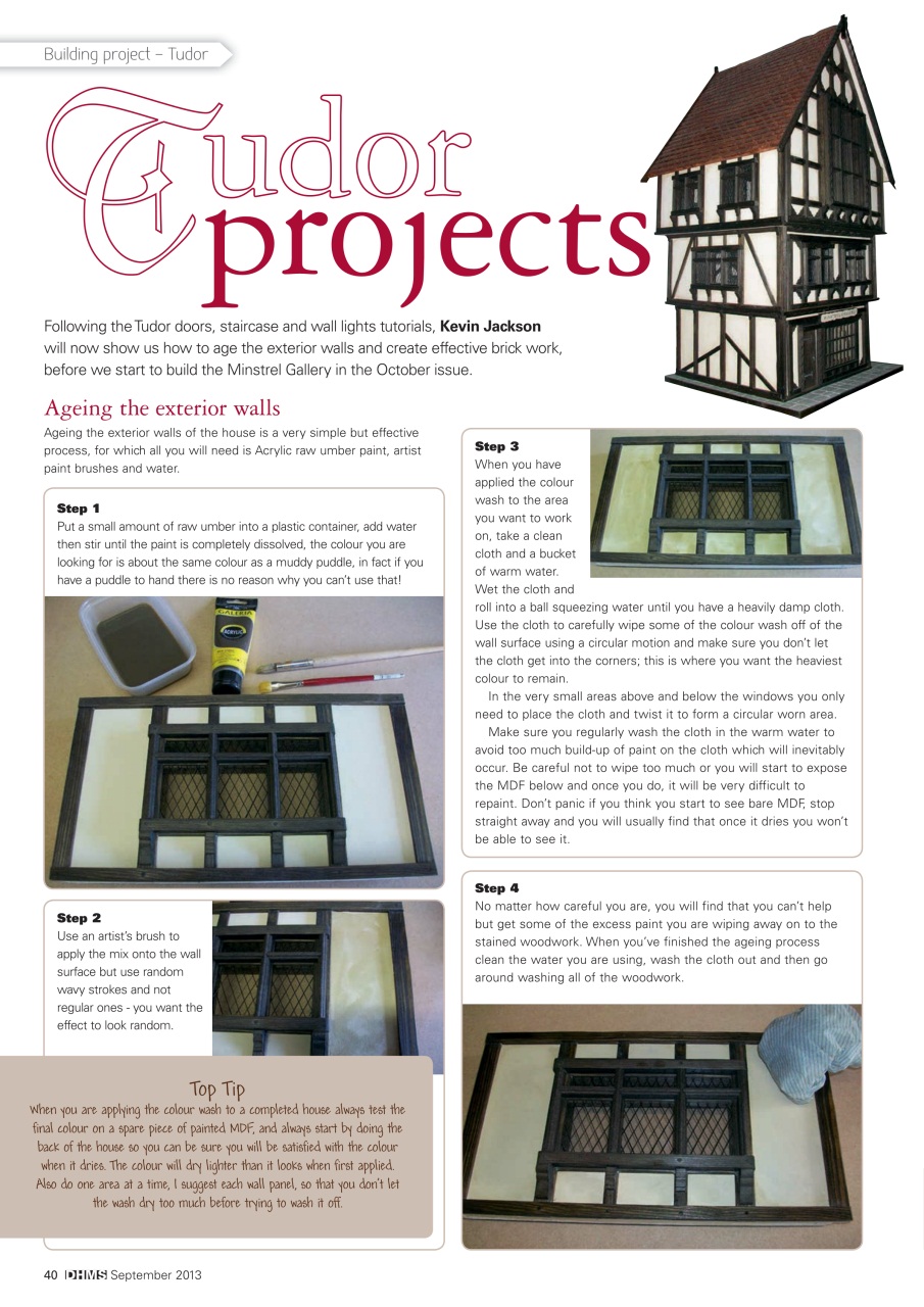 Dolls House and Miniature Scene Preview Pages