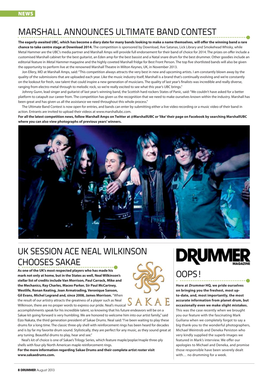 iDrum magazine: Never miss a beat Preview Pages