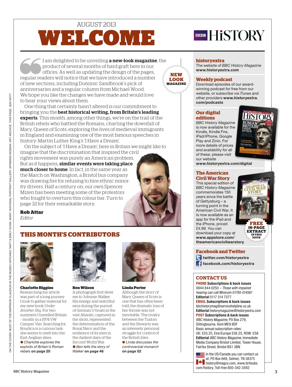 History Extra Magazine Preview Pages