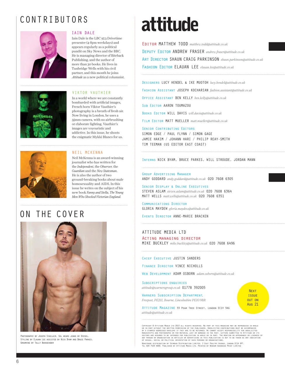 Attitude Preview Pages