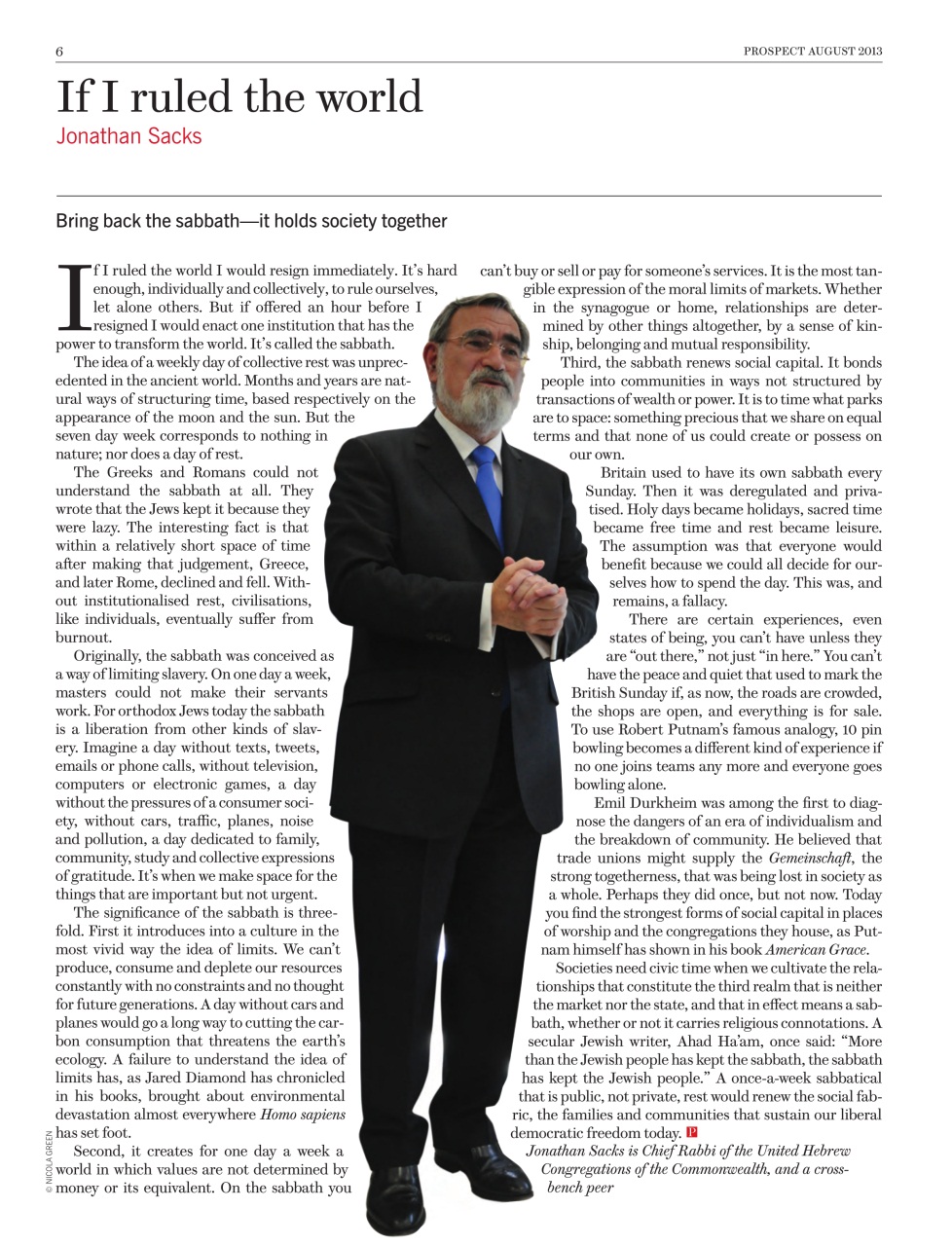 Prospect Magazine Preview Pages