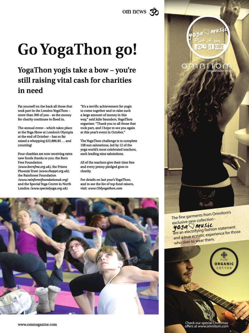 OM Yoga Magazine Preview Pages