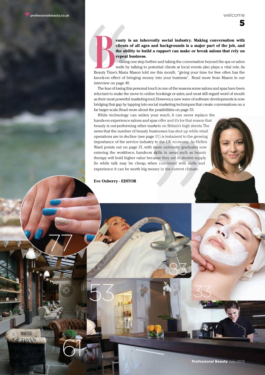 Professional Beauty Preview Pages