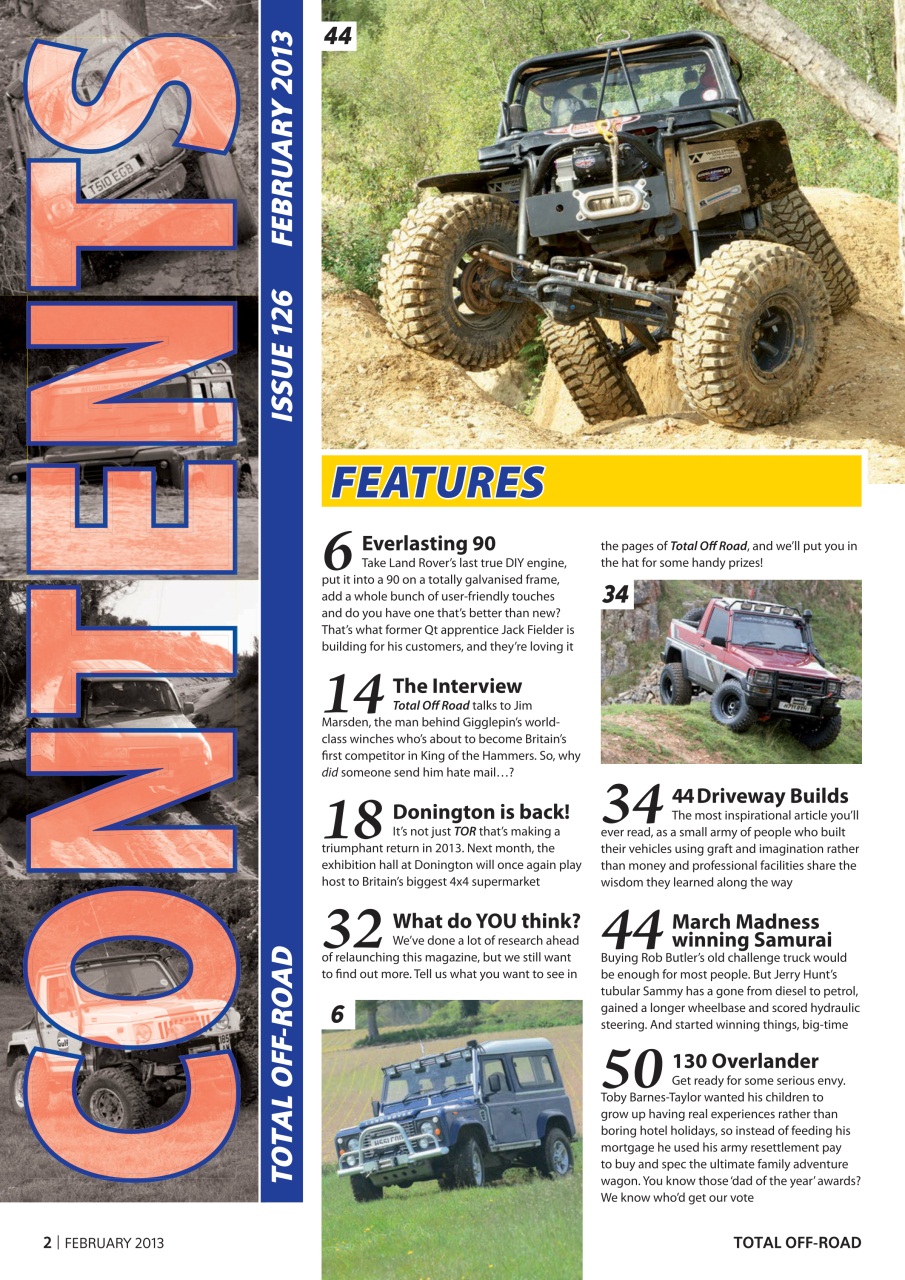 Overlander 4X4 Preview Pages