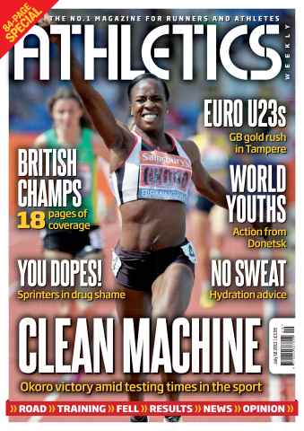 AW – Athletics Weekly Magazine issue AW July 18 2013