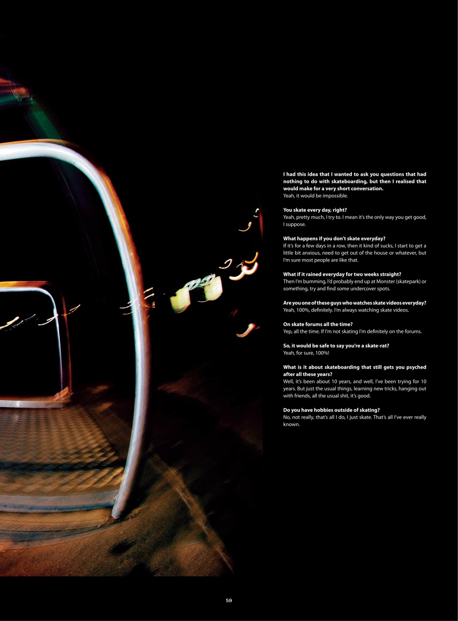 Skateboarder's Journal Australia Preview Pages