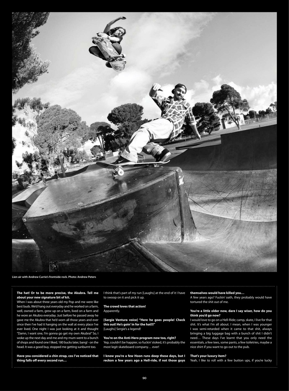 Skateboarder's Journal Australia Preview Pages