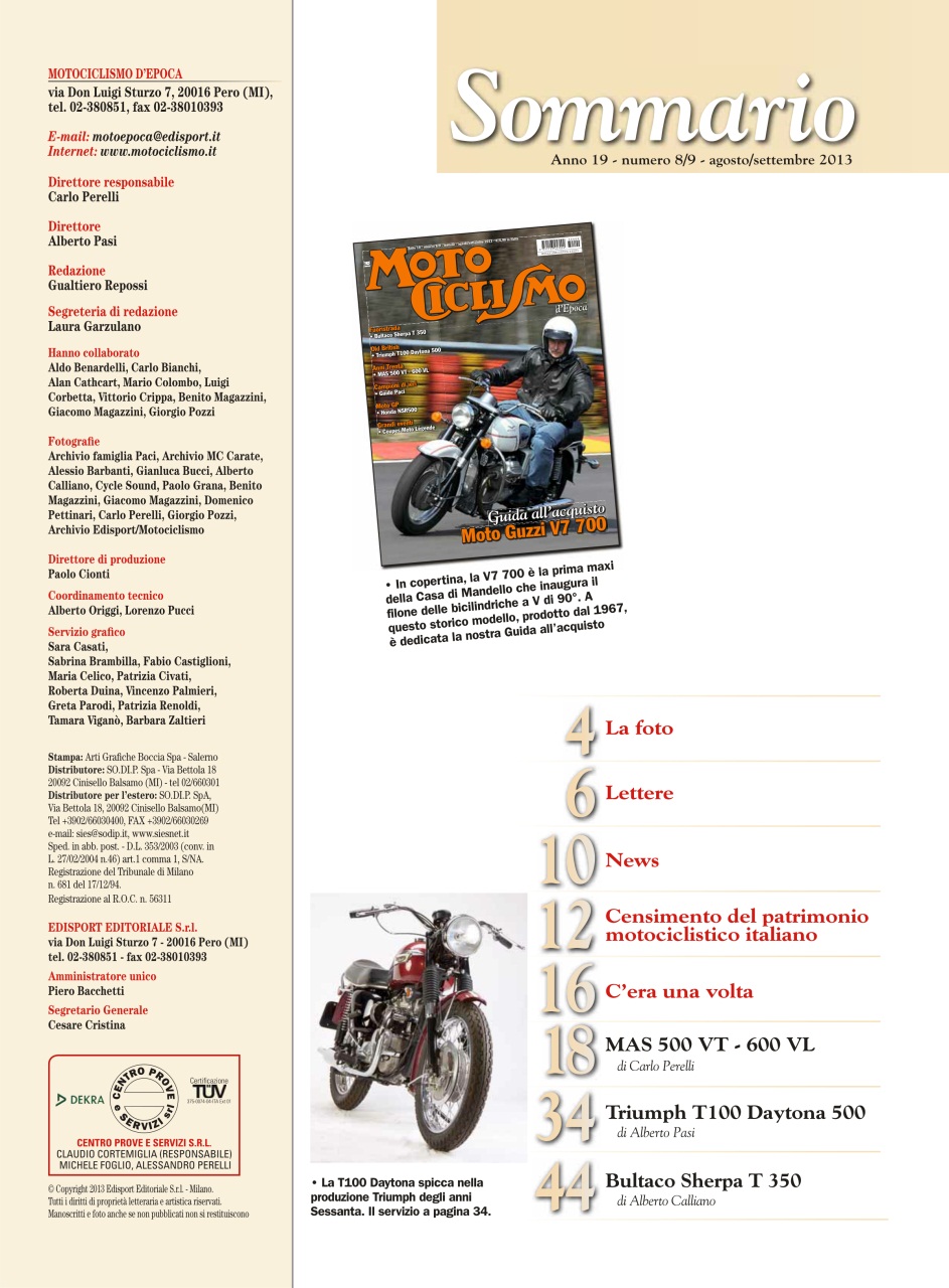 Motociclismo d'Epoca Preview Pages
