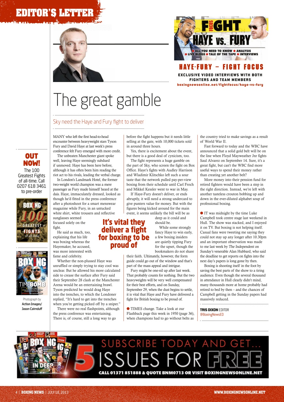 Boxing News Preview Pages