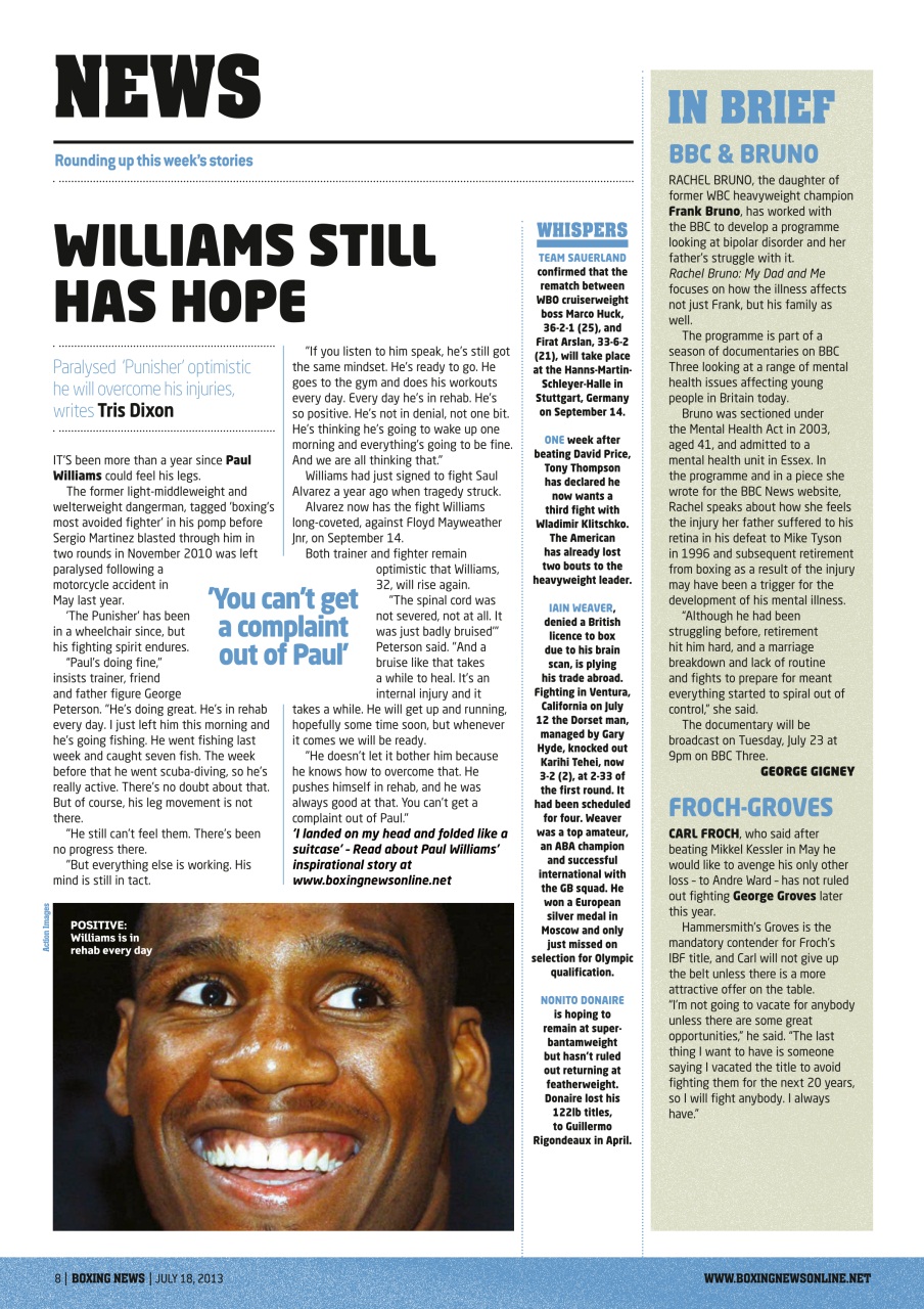 Boxing News Preview Pages
