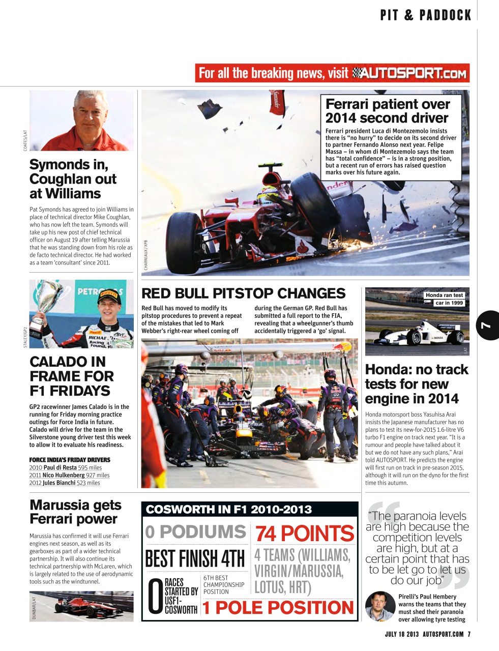 Autosport Preview Pages
