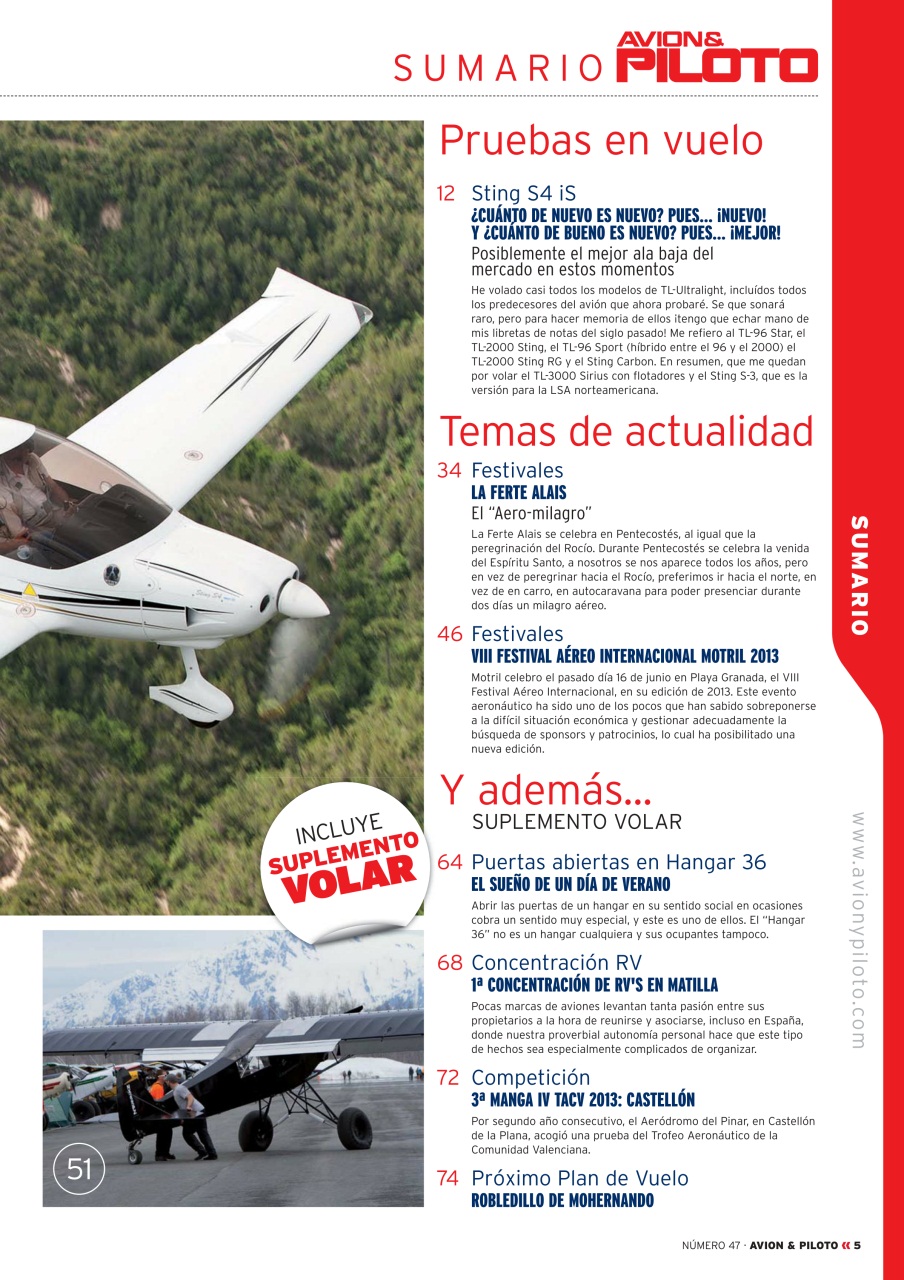 Revista Avion & Piloto Preview Pages