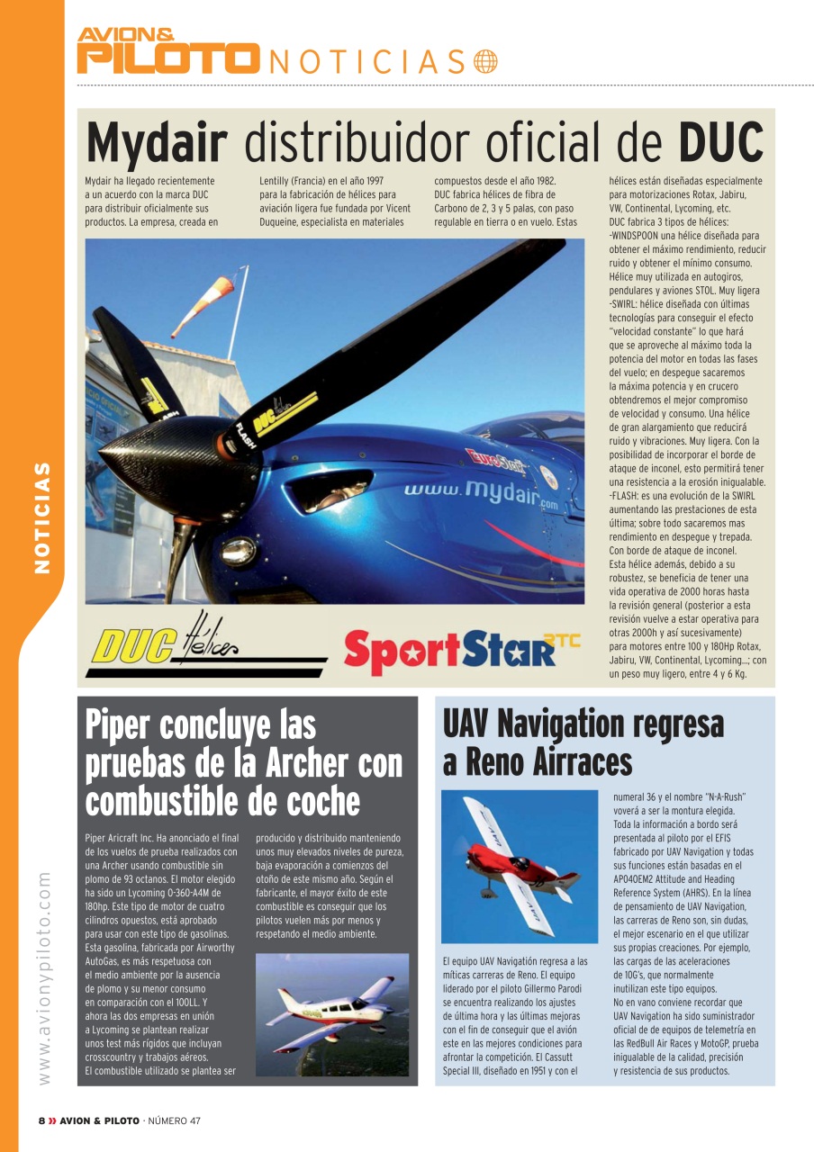 Revista Avion & Piloto Preview Pages