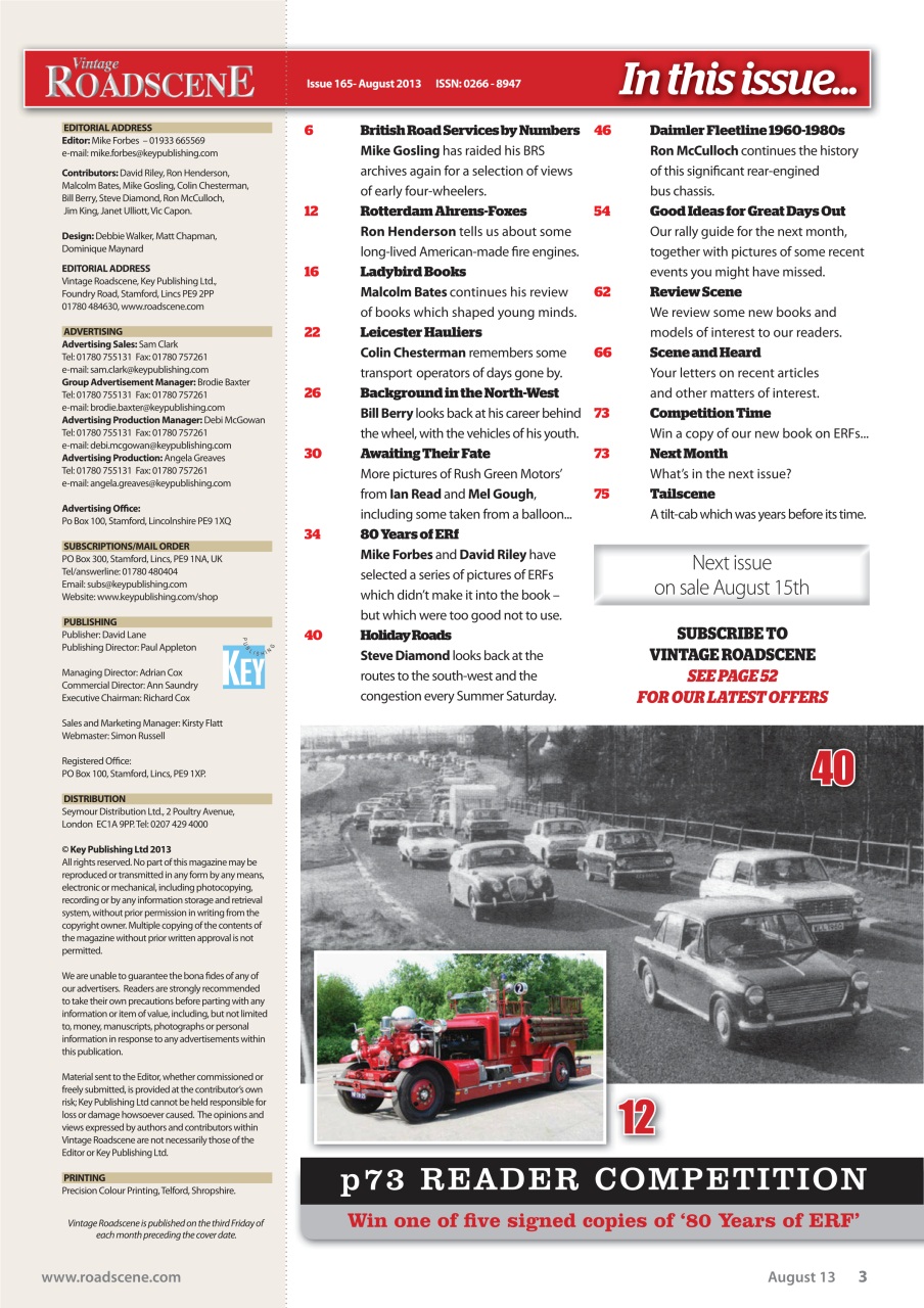 Vintage Roadscene Preview Pages