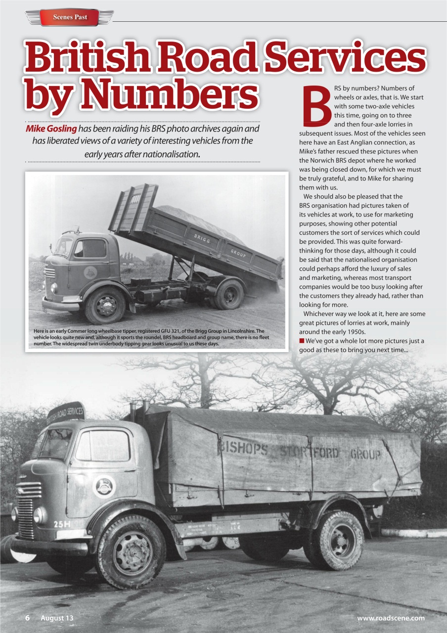 Vintage Roadscene Preview Pages