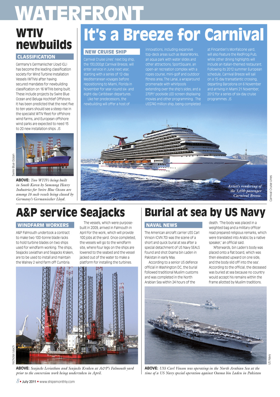 Ships Monthly Preview Pages