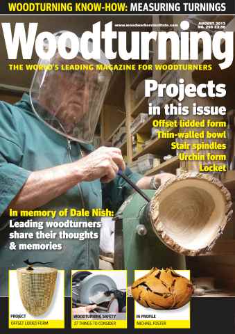 Woodturning issue August 2013