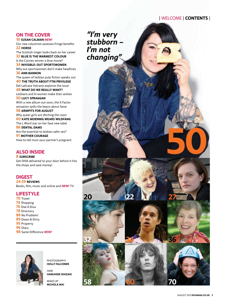 DIVA Magazine Preview Pages