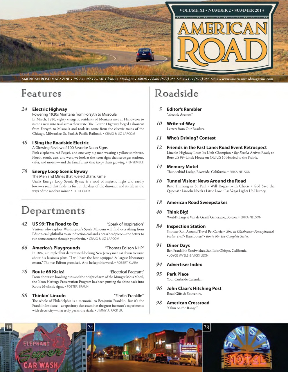 American Road Preview Pages