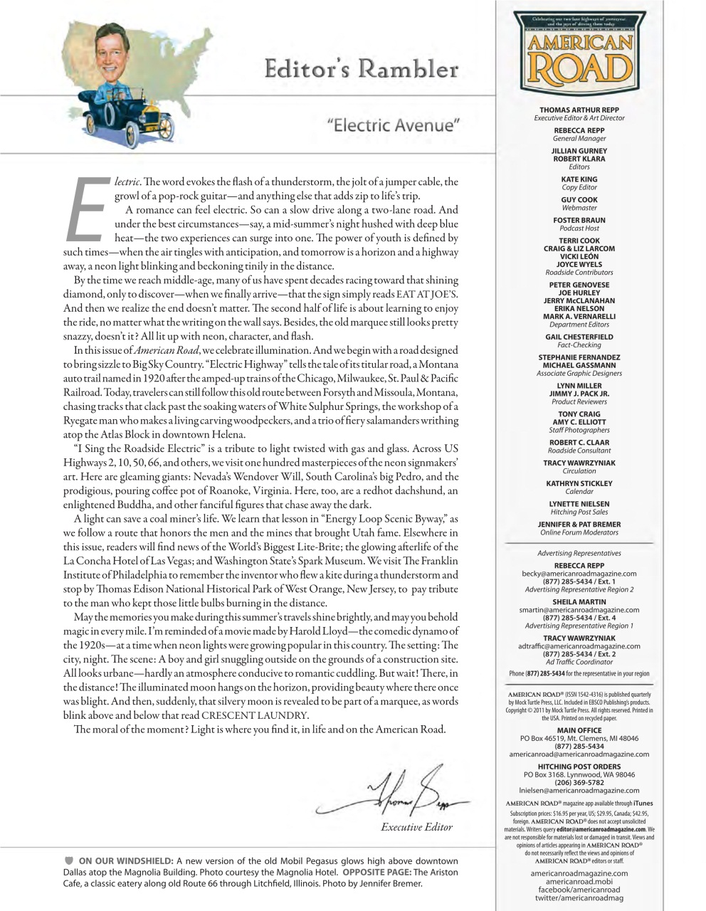 American Road Preview Pages