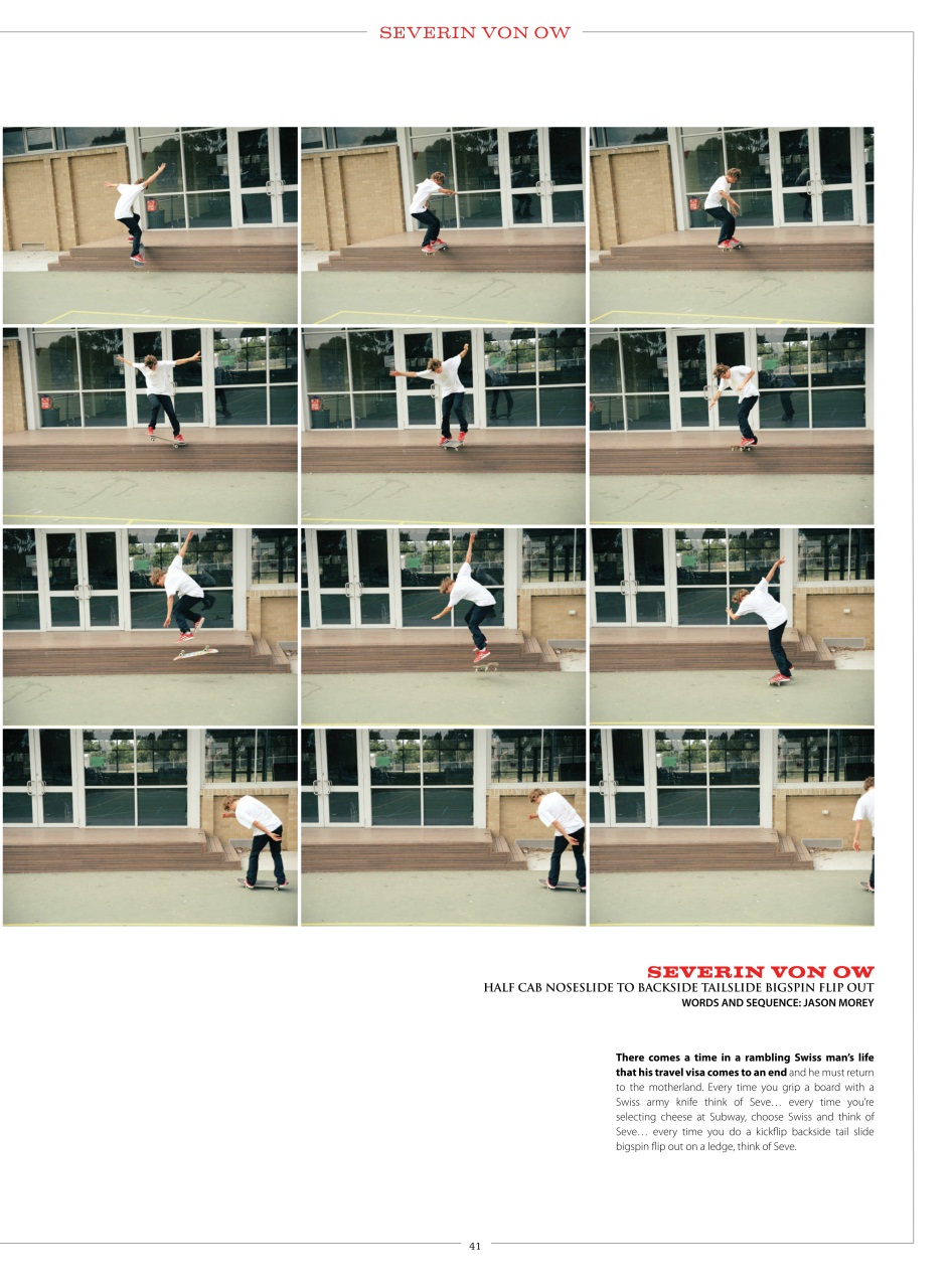 Skateboarder's Journal Australia Preview Pages