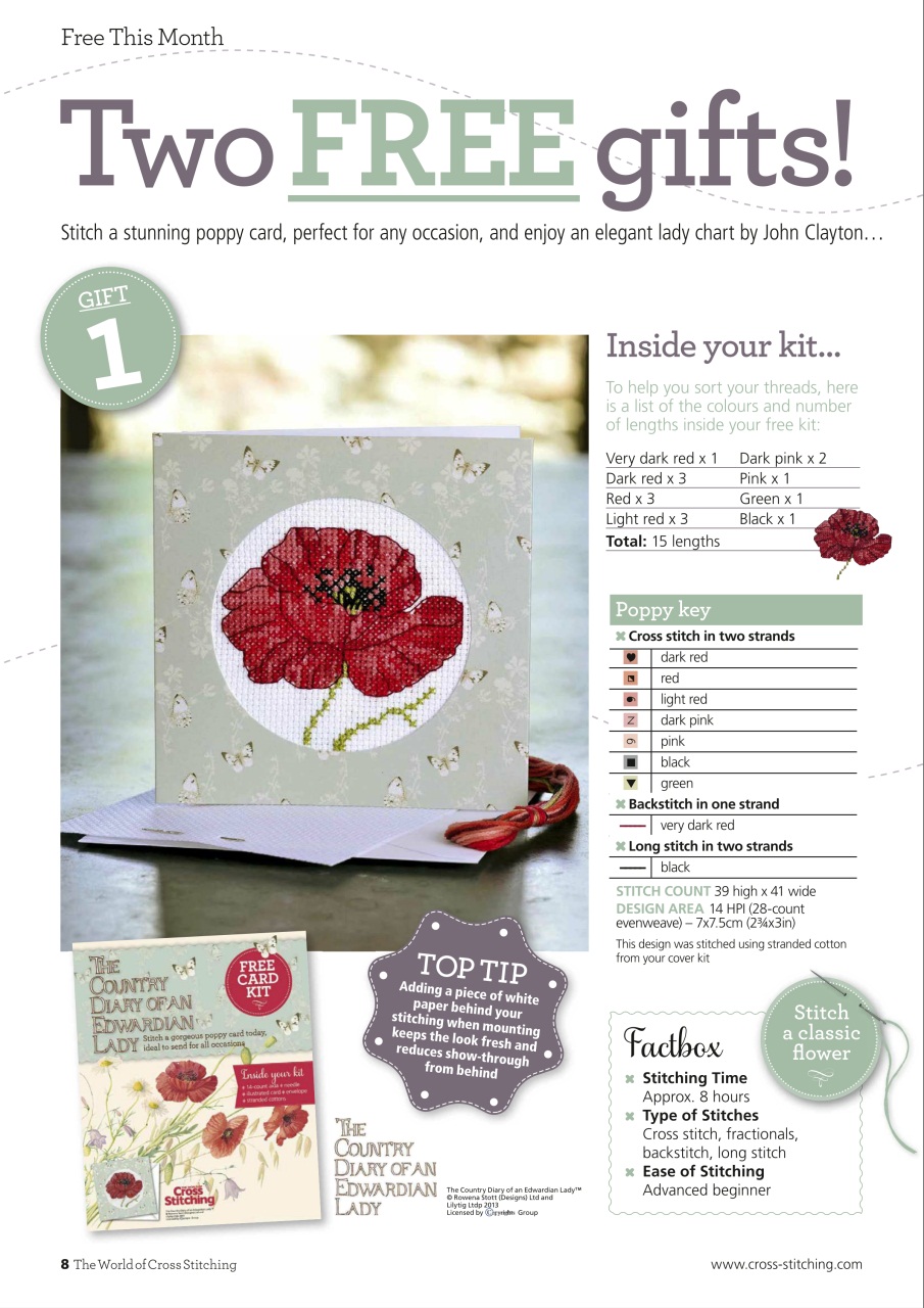 The World of Cross Stitching Preview Pages