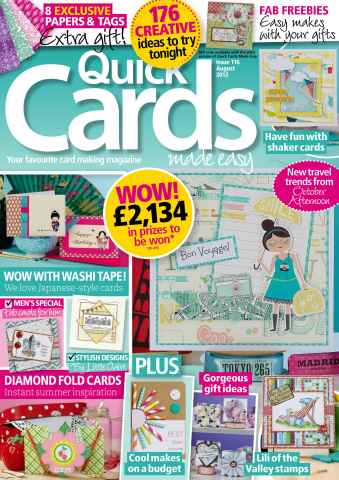 Quick Cards Made Easy issue August 2013