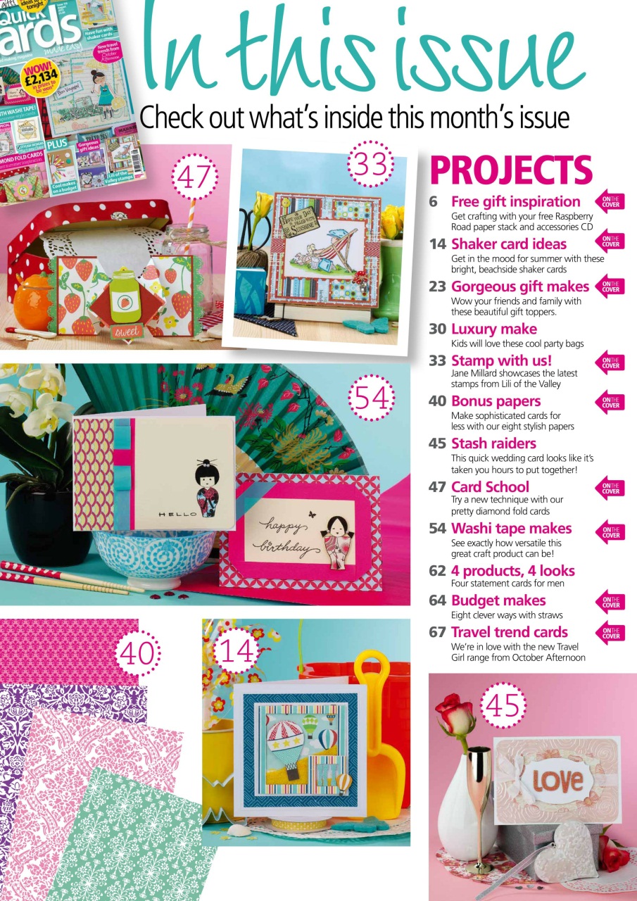 Quick Cards Made Easy Preview Pages