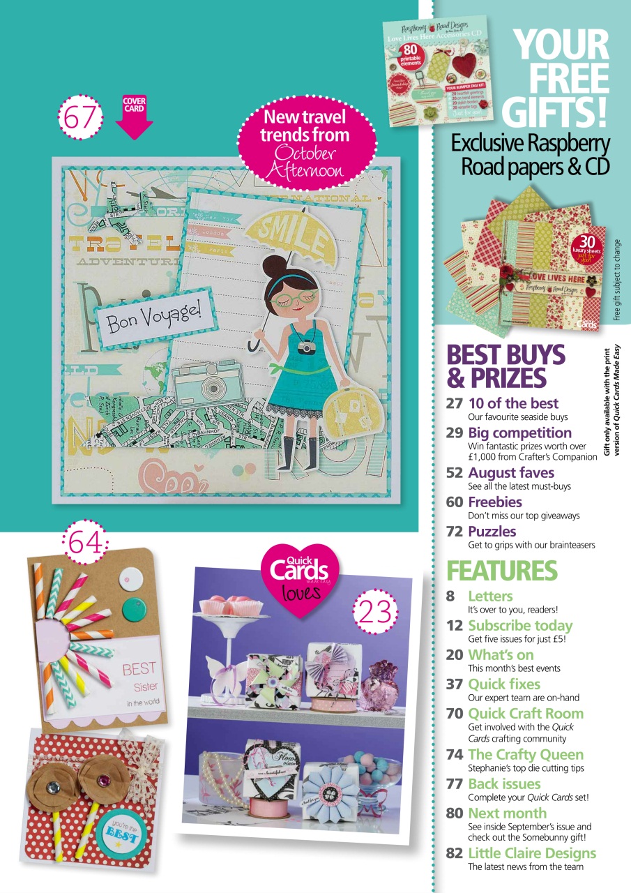 Quick Cards Made Easy Preview Pages