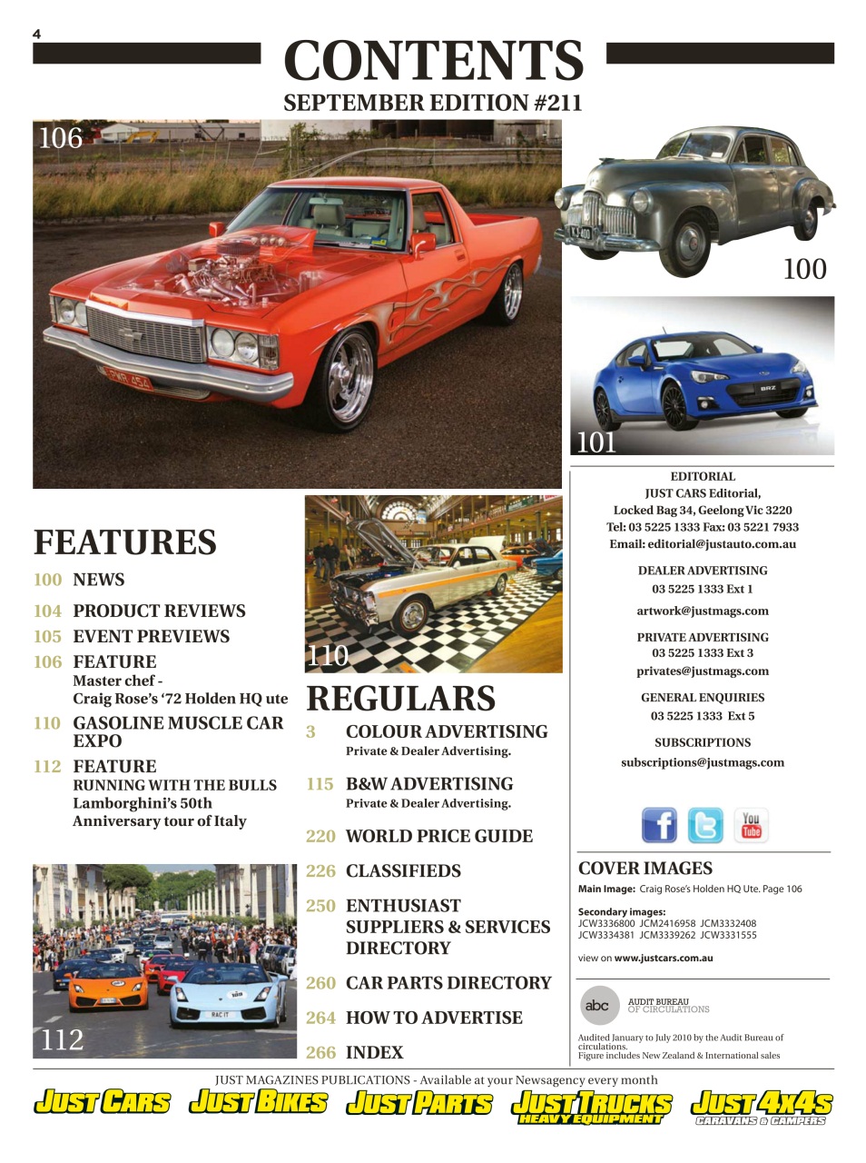 JUST CARS Preview Pages