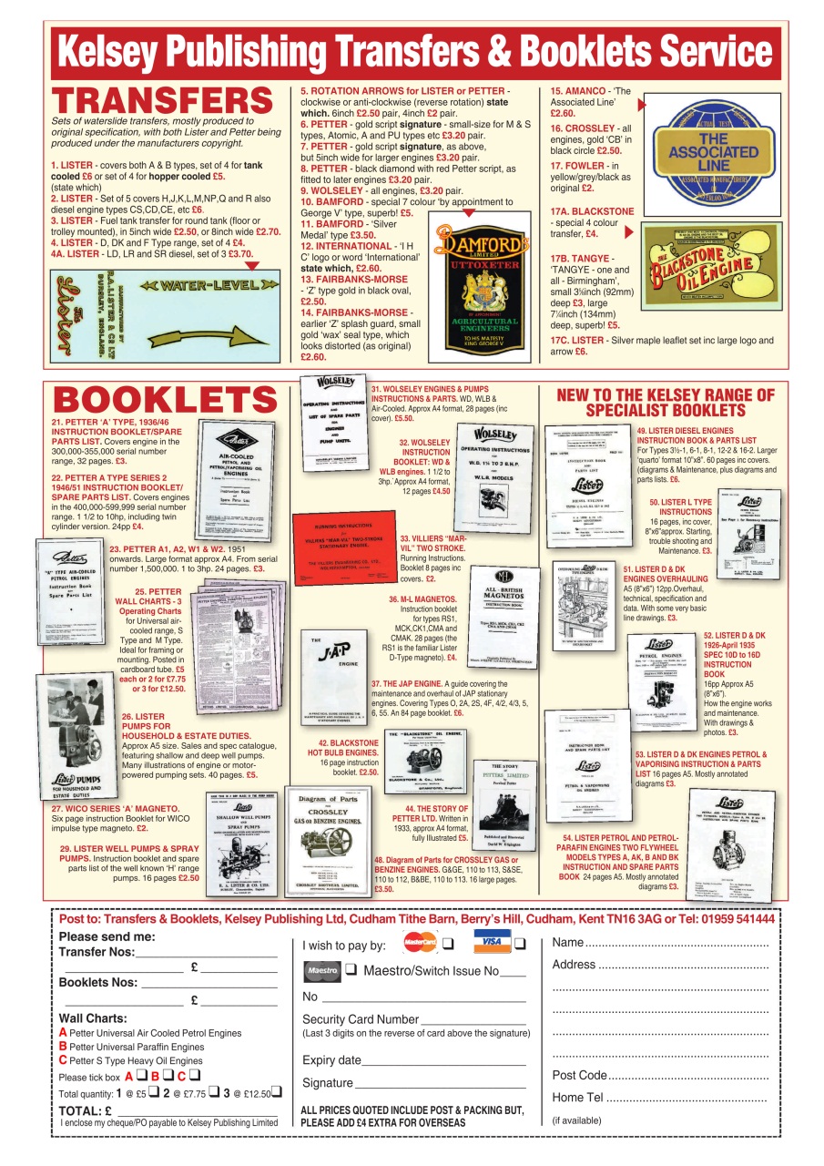 Stationary Engine Preview Pages