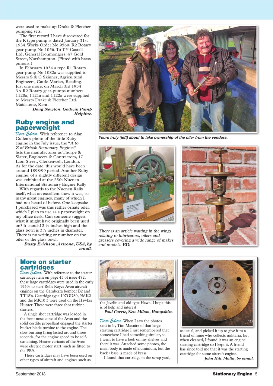 Stationary Engine Preview Pages