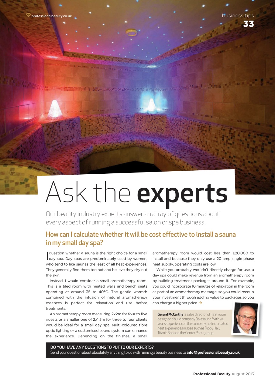 Professional Beauty Preview Pages