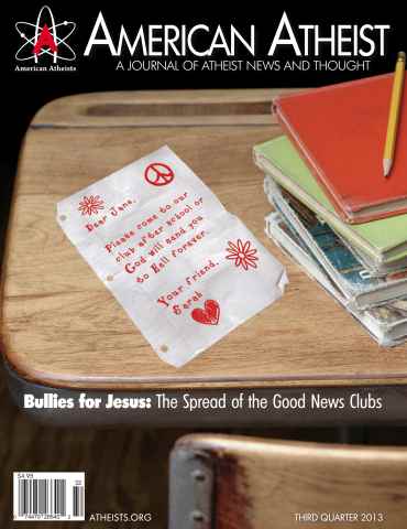 American Atheist issue Third Quarter 2013