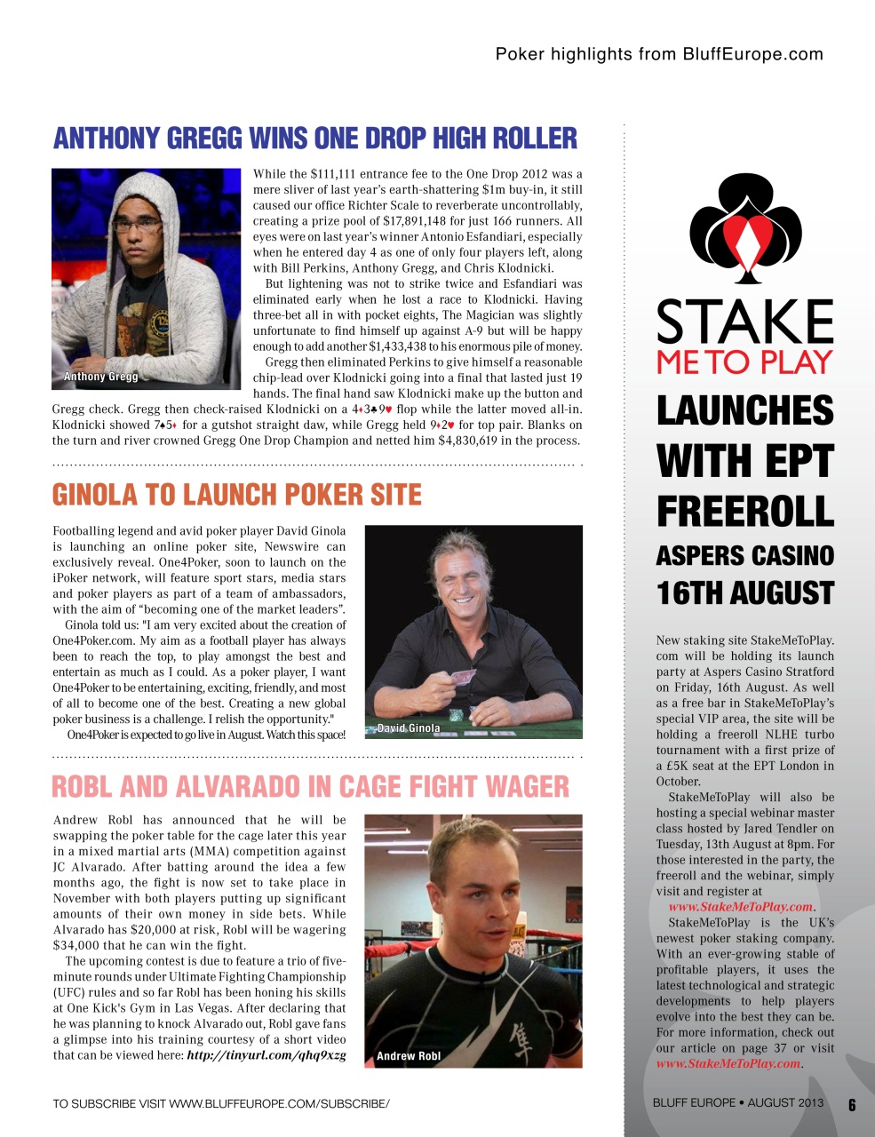 Bluff Europe Preview Pages