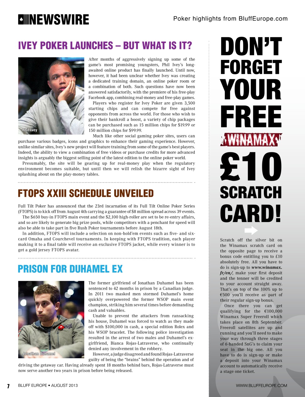 Bluff Europe Preview Pages