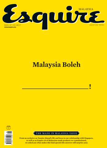 Esquire Malaysia issue August 2013