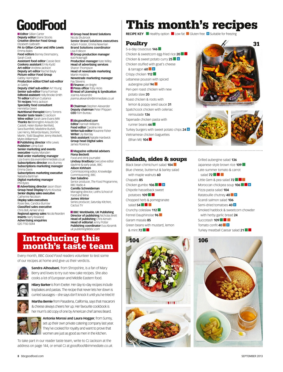 Good Food Magazine Preview Pages